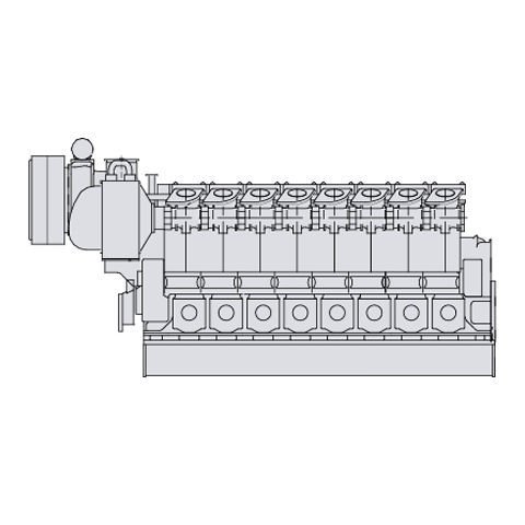 Pielstick 8LPA6B-GS-50Hz