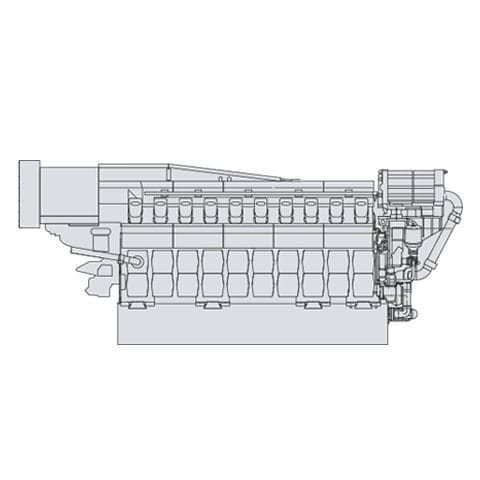 Pielstick 16VPA6B-GS-60Hz