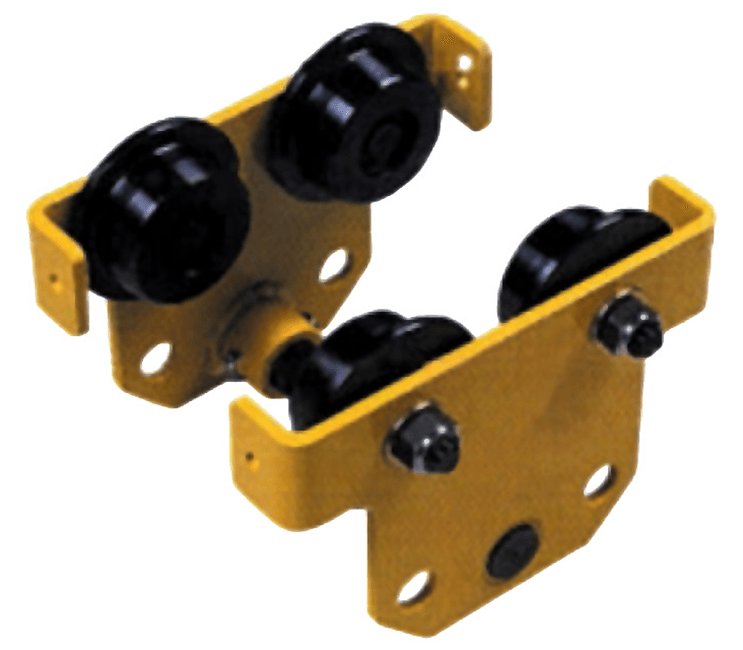 Dae Kyung Manual type trolley, Curved beam trolley, Low headroom curved beam trolley, Low headroom hoist, Chain block