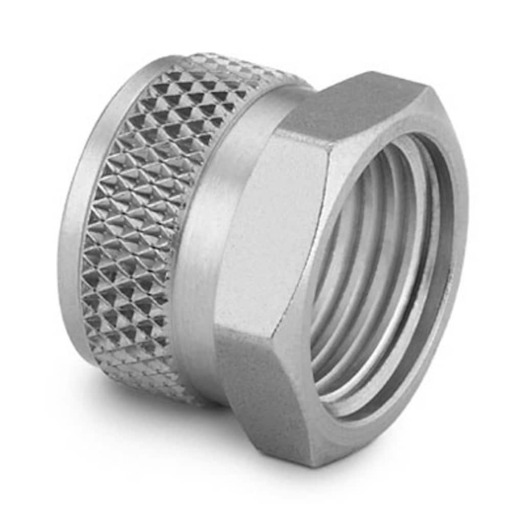 Swagelok 316 Stainless Steel Knurled Nut for 1/2 in. Swagelok Tube Fitting