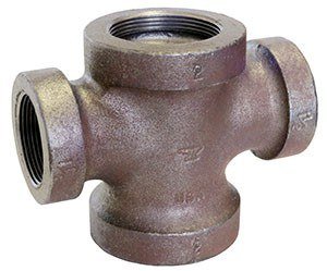 Anvil 729 Sanitary Tees 90° Reducing Double Short Turn