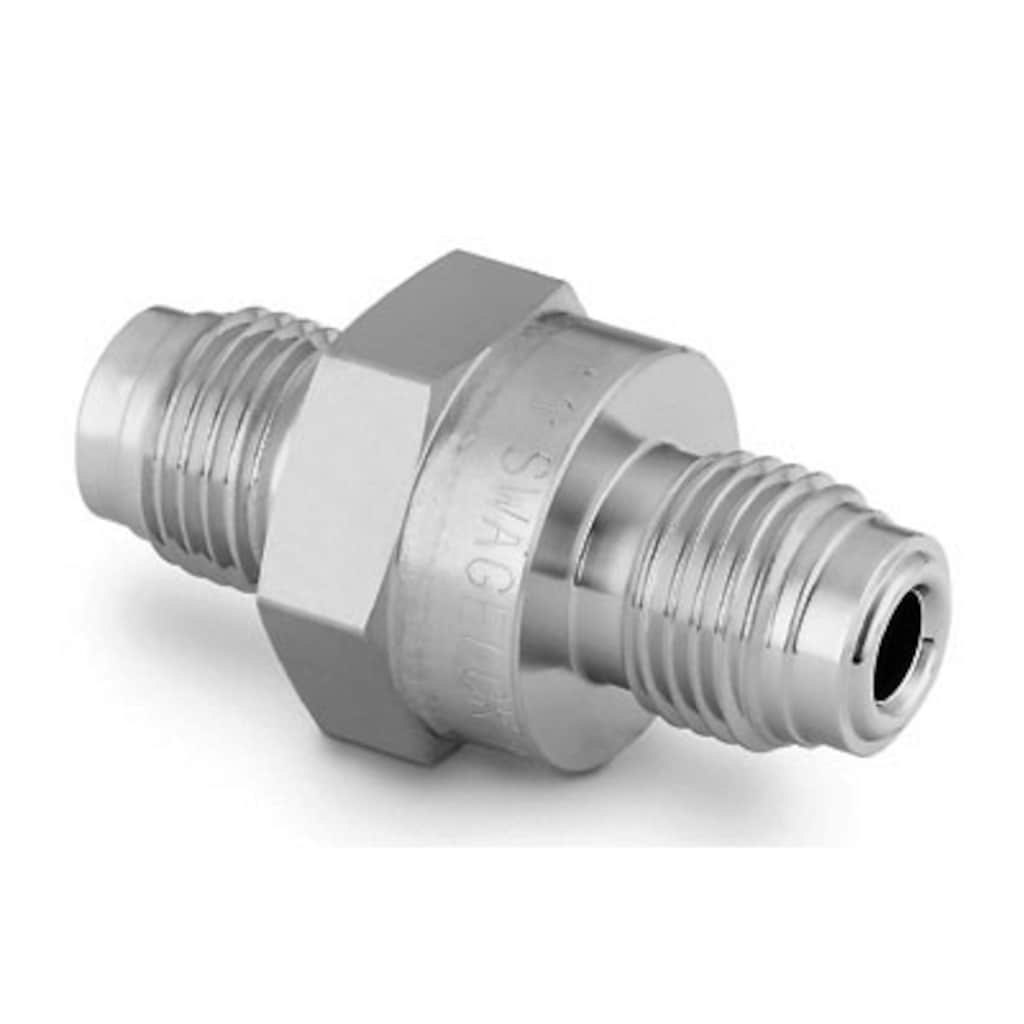 Swagelok Clapet anti-retour haute pureté en acier inoxydable 316L, raccord VCR mâle intégré Swagelok 1/4 po, nettoyage SC-11