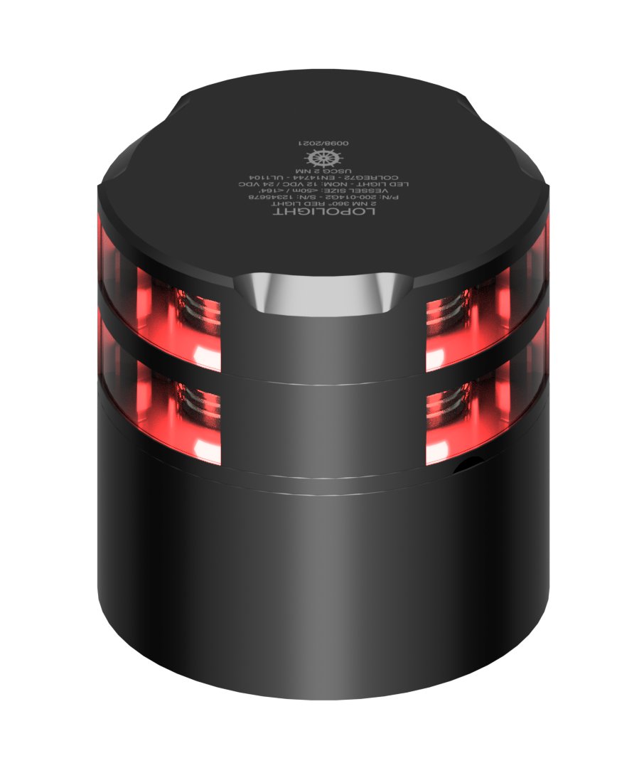 Lopolight Single and Double LED Navigation Lights, Lopolight Part Numbers 200-012, 200-014, 200-016, 200-015, 200-018, 200-024, 300-112, 300-114, 300-115