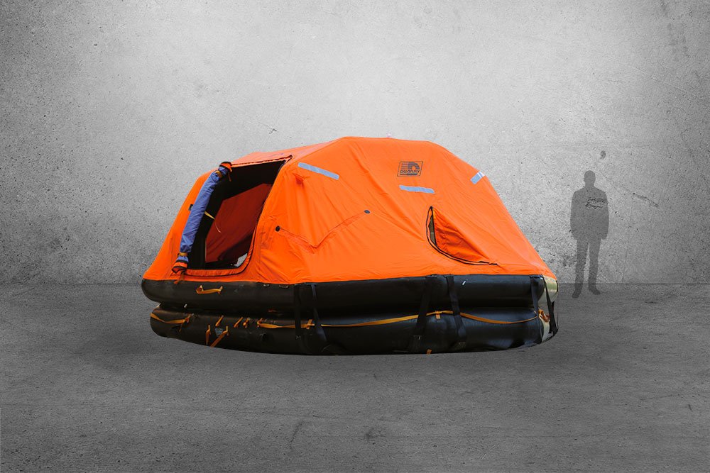 Ausmar SOLAS Davit-Launchable / Self-Righting Liferaft