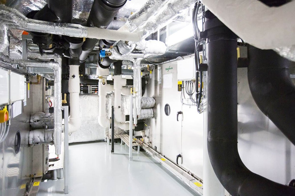 FläktGroup Marine MAXXAIR Supply 15000m3h engine room