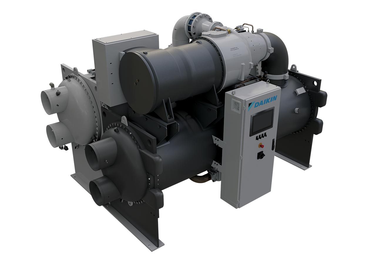 Daikin DWDC (C Series) — Water Cooled Centrifugal Chiller, Dual Compressor