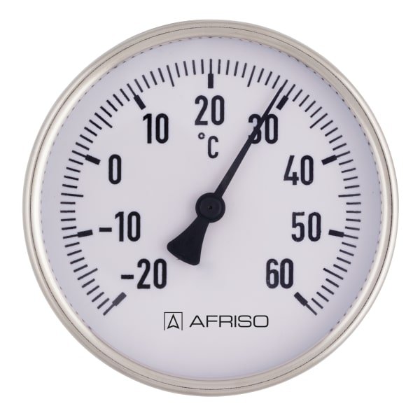 AFRISO Bimetal air duct thermometer BiTh 80 LKF | 65724211