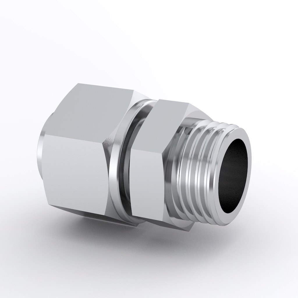 Swagelok Stainless Steel Swagelok Tube Fitting, Male Tube Adapter, 1 1/2 in. Tube OD x 1 1/2 in. Male NPT