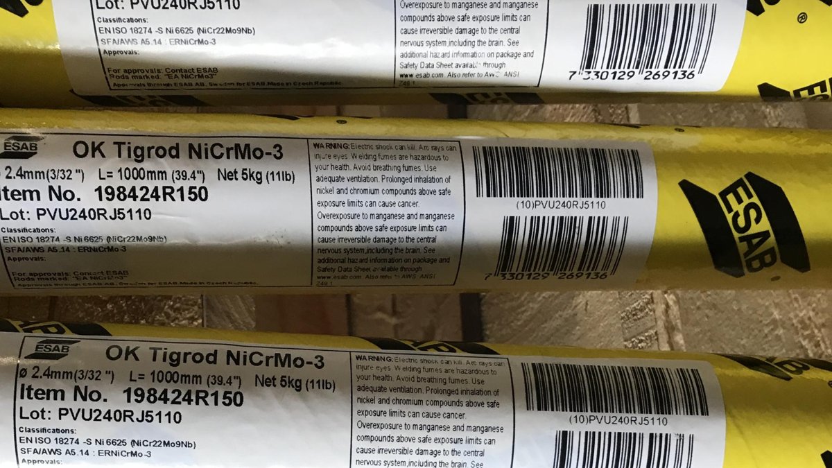 ESAB OK Tigrod NiCrMo-3 / I1