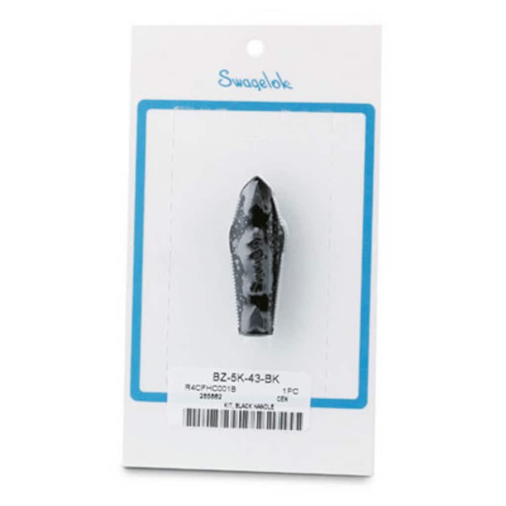 Swagelok Schwarzer Nylon-Griffsatz, absperrbar, für Kugelhähne der Serie 45, nur geschlossen
