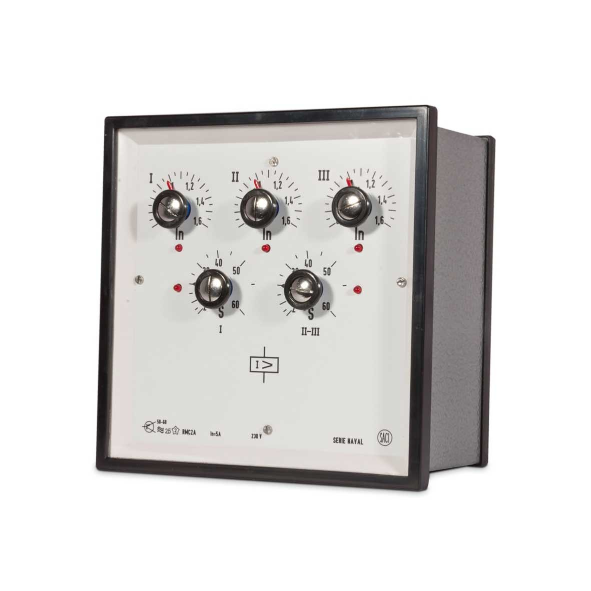 SACI, S.A. - de Construcciones Industriales RMC2A "Serie Naval" (Overcurrent Relay)