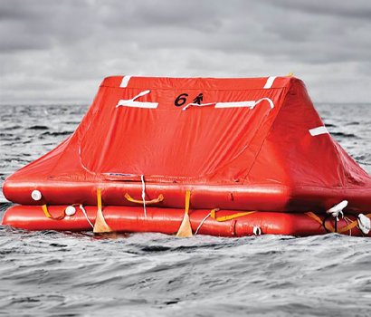 Survitec Group Type USCG Mk4 4-person inflatable buoyant apparatus. Elliot, Crewsaver, SSPI, New Wave, DBC, RFD Shoresava, and Survitec Zodiac brands (also known as "RFD ELLIOT" or "RFD CREWSAVER").