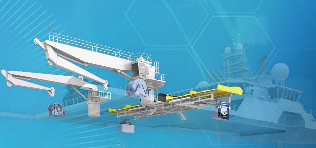 Kongsberg Maritime Deflector handling system and storage system (Seismic)