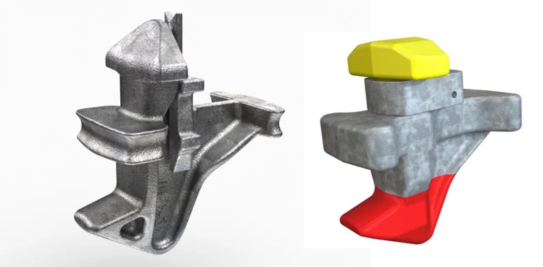 MacGregor Finland ISO-socket, single, for midlock, Type: DM92A