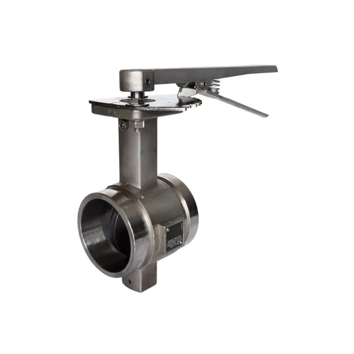 Gruvlok B480 Grooved End Stainless Steel Butterfly Valve with Lever Handle