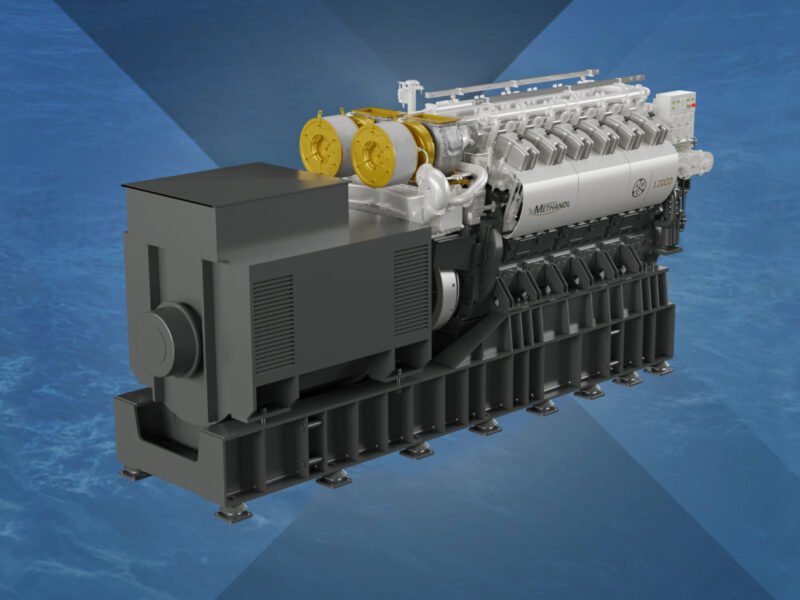 Anglo Belgian 12VDZ DF MeOH genset