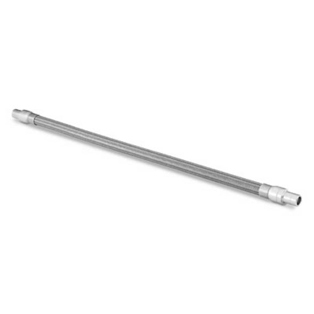 Swagelok Manguera de PTFE con malla de Acero inox., 3/4 pulg. adaptadores a tubo de Acero inox., 33,1 pulg. (84,1 cm) de longitud