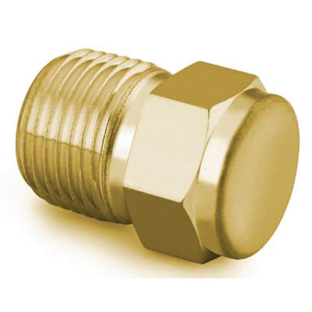Swagelok Brass Pipe Fitting, Pipe Plug, 1/2 in. Male NPT