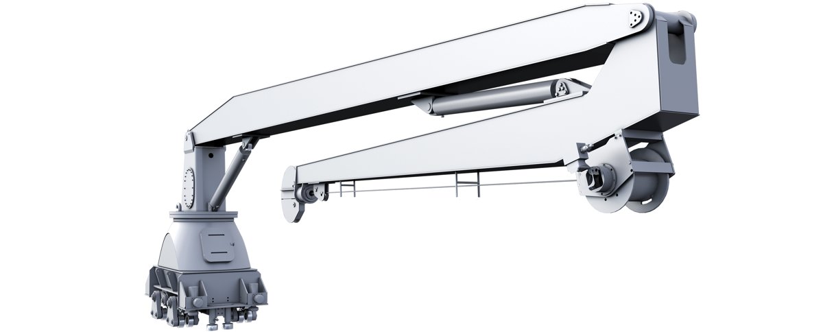 Kongsberg Maritime Cargo rail crane