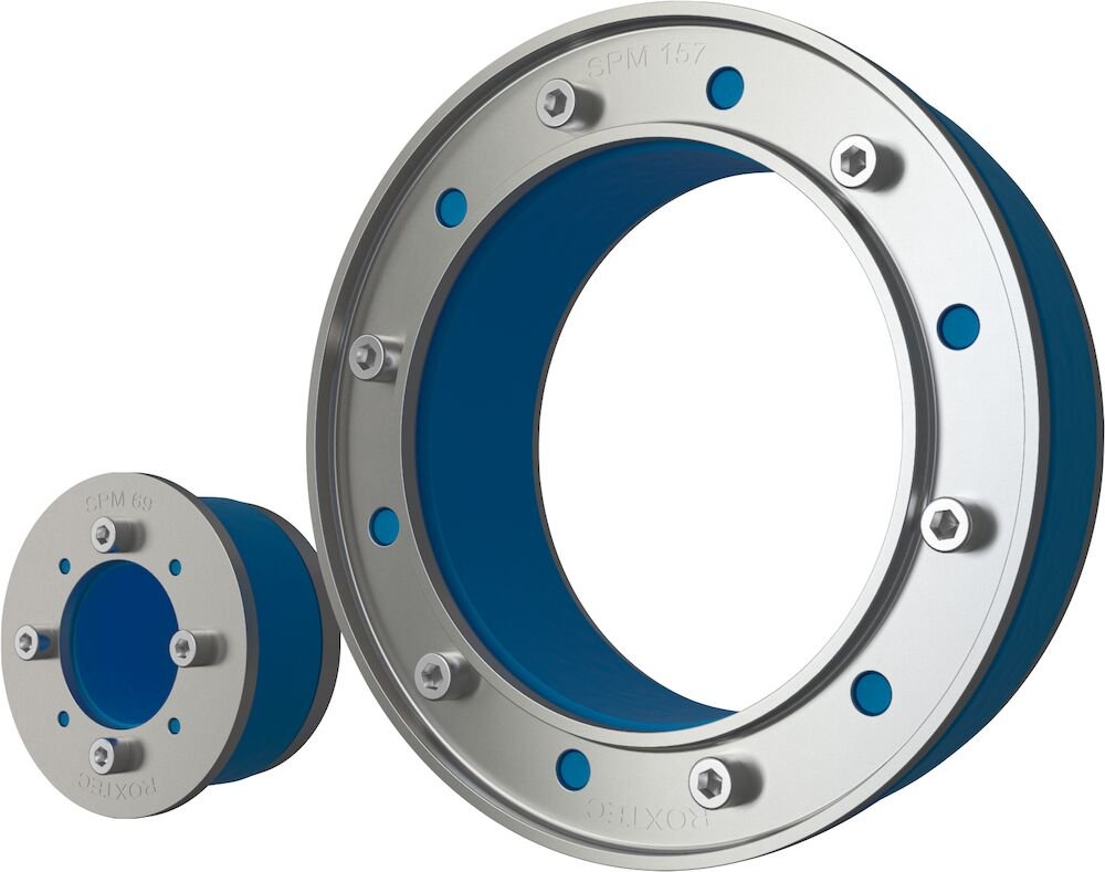 Roxtec International sealing system: Roxtec SPM seal series / Roxtec SPM Blind seal series (steel divisions)