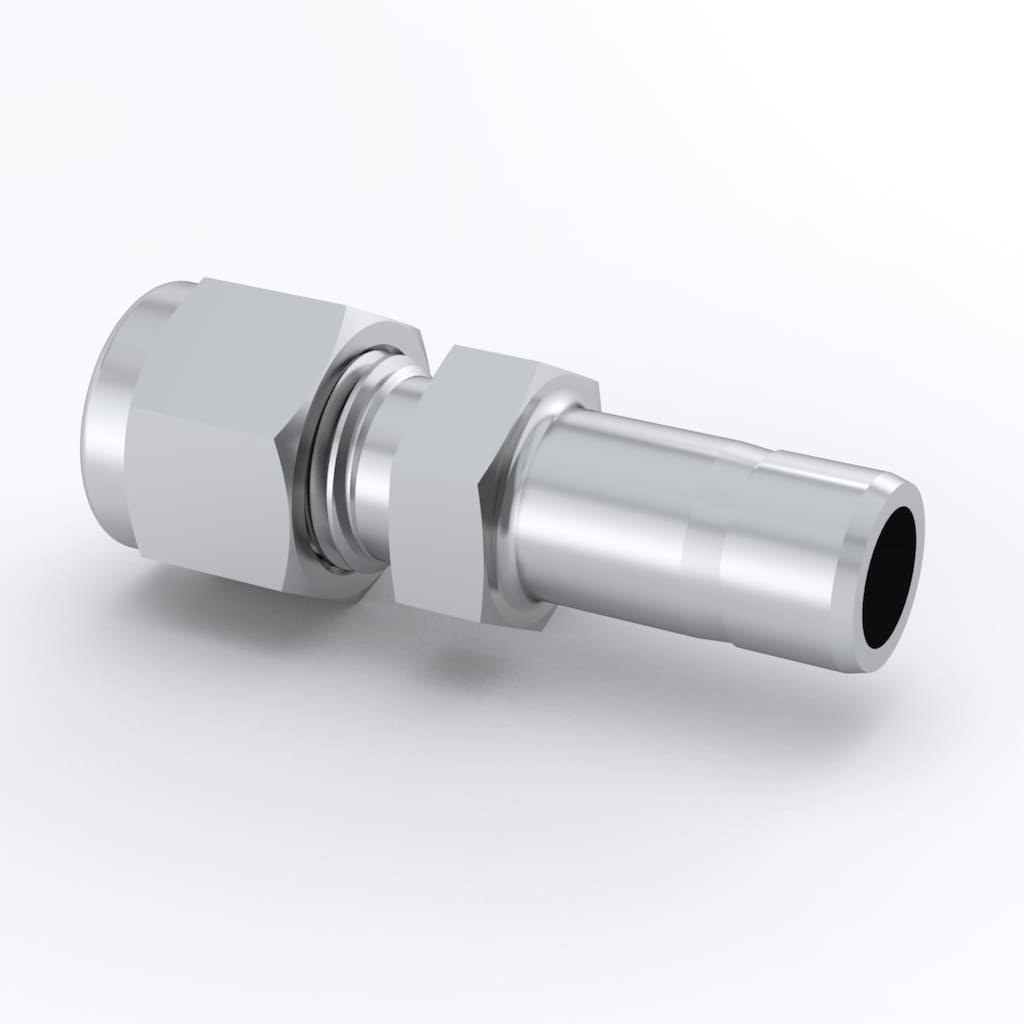 Swagelok Reductor Swagelok taladrado de acero inox., 1/16 pulg. OD x 1/8 pulg. adaptador a tubo Swagelok