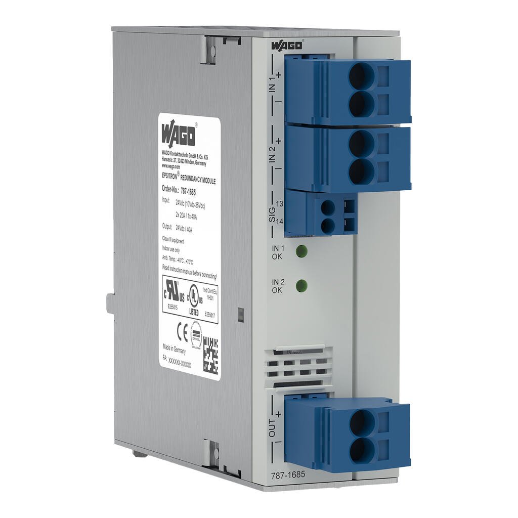 WAGO 787-10xx series, 787-11x2 series, 787-16xx series, Redundancy modules 787-168x