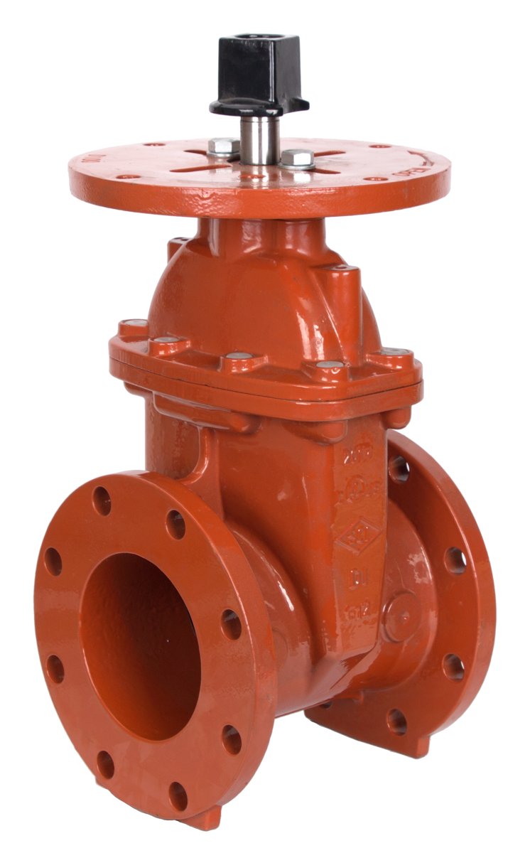 SCI Series 25FN UL/FM AWWA Resilient Wedge NRS Gate Valve, Flanged with Top Plate