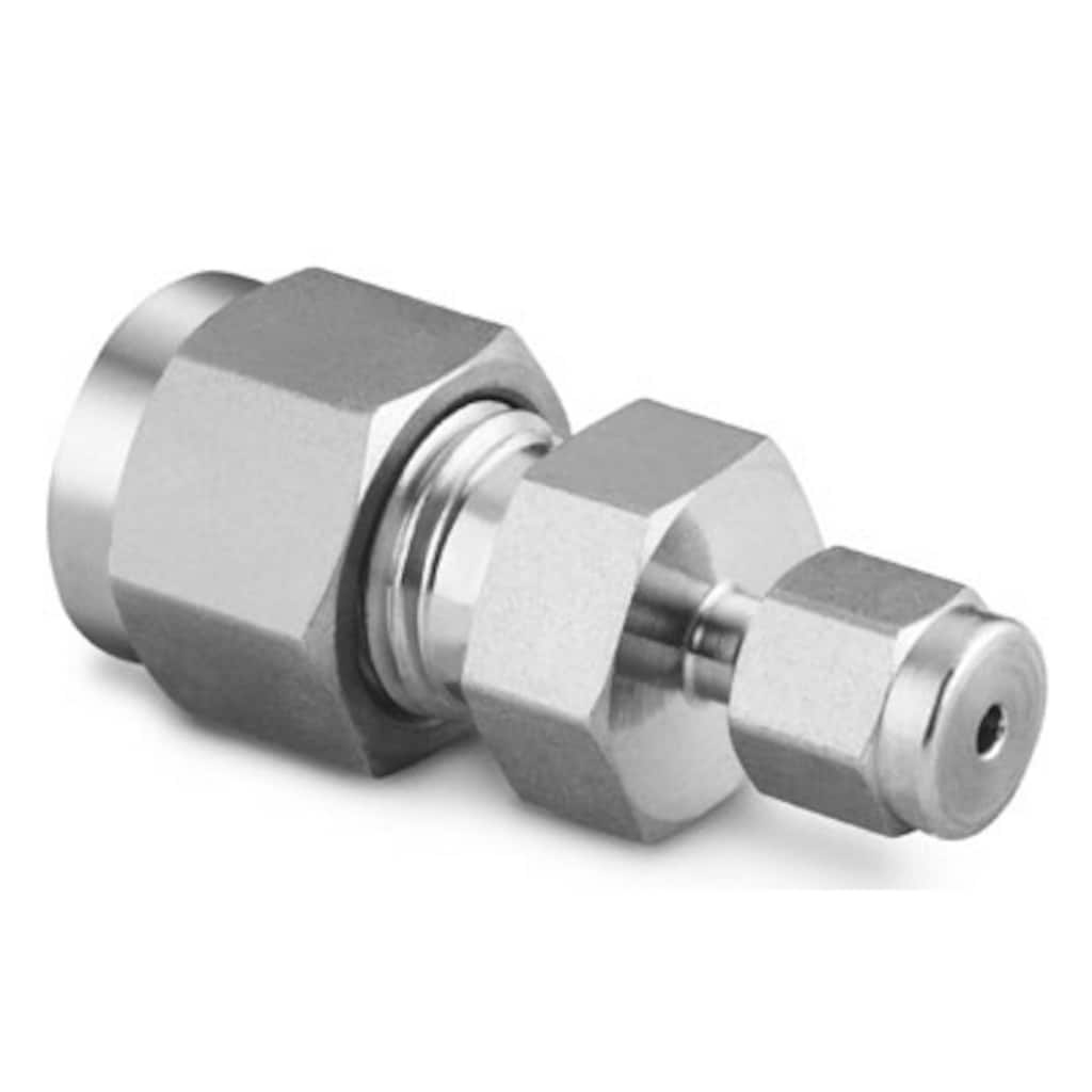 Swagelok Stainless Steel Swagelok Tube Fitting, Zero Volume Reducing Union, 1/8 x 1/16 in. Tube OD