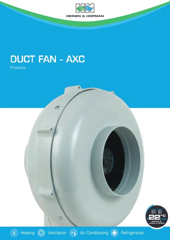 Heinen & Hopman HF-C Exhaust 500m3h accommodation