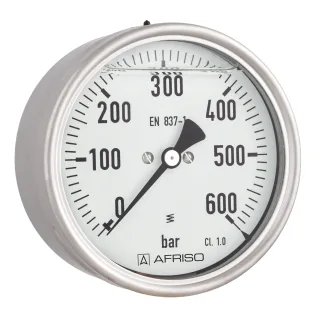 AFRISO Glycerine filled Bourdon tube pressure gauges RF100Gly | 85213811