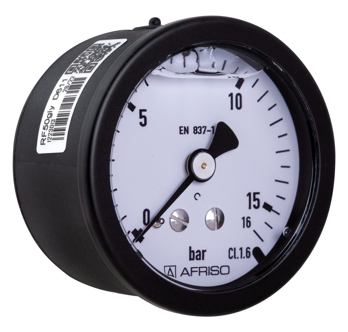AFRISO Glycerine filled Bourdon tube pressure gauges RF50Gly | 85065711