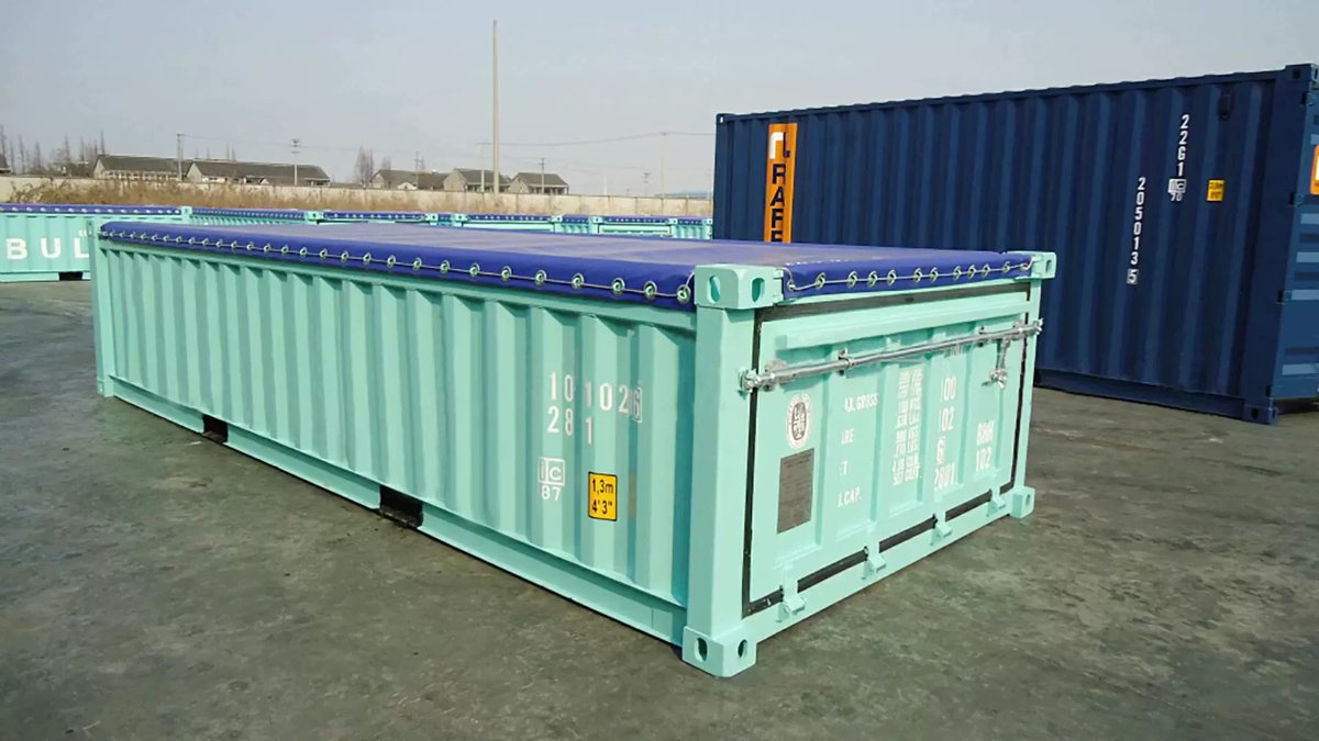 United Metal Works Factory Abu Dhabi - Sole Proprietorship 20 ft half height open top container