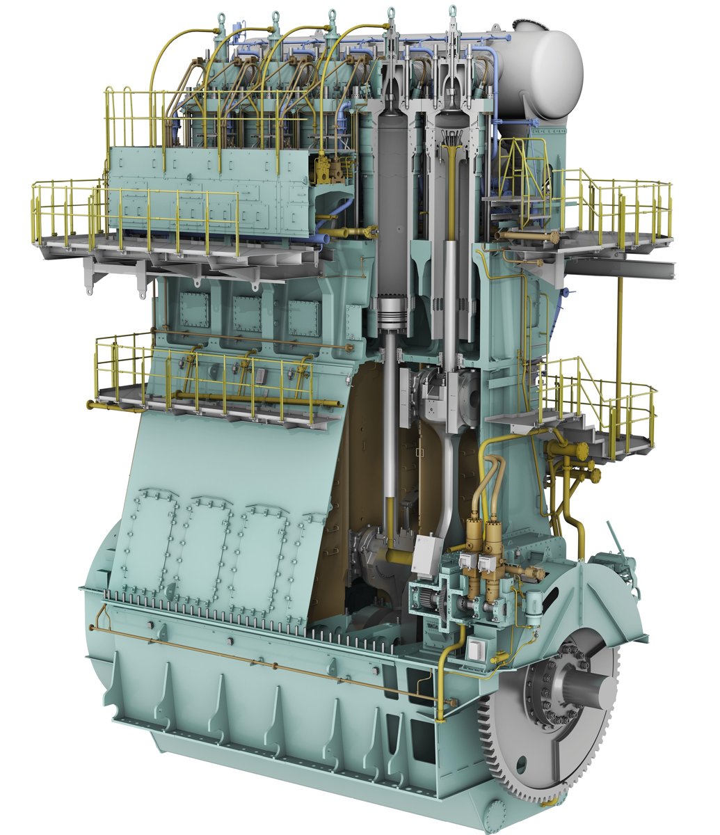 WinGD X52DF Two-Stroke Engine
