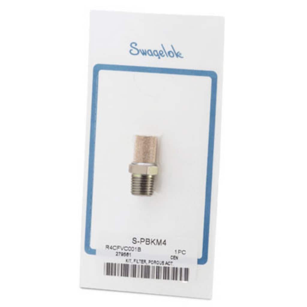 Swagelok Carbon Steel Muffler/Filter, 1/8 in. Male NPT