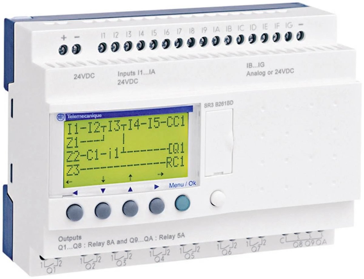 Schneider Electric Automation Smart Relays Series Zelio Logic, Telemecanique Zelio Models SR2 & SR3