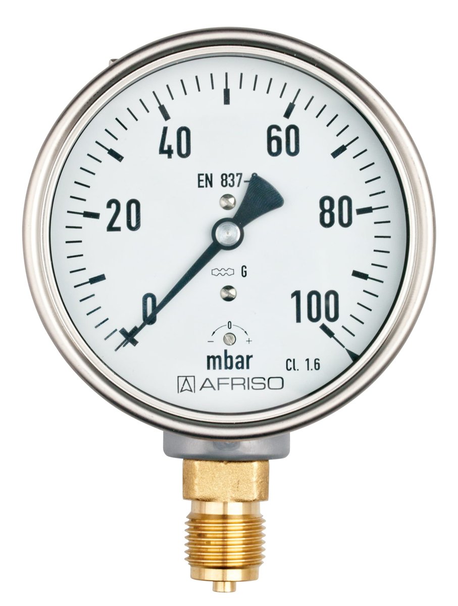 AFRISO Standard capsule pressure gauges KP63 | 35006301