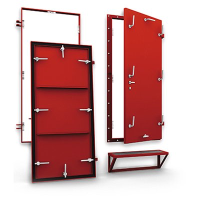NorPro - Ship Equipment of Norway Weathertight steel door NS 6090 / NP90ST and aluminium door NS 6090 / NP90AL