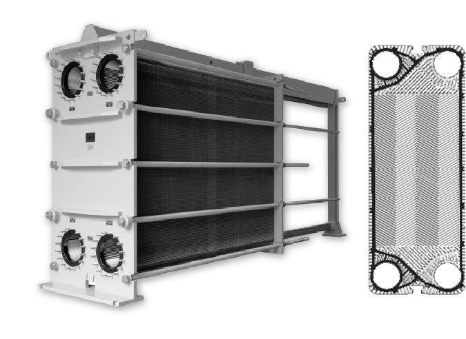 Hisaka UX-100 3000kW Central cooling