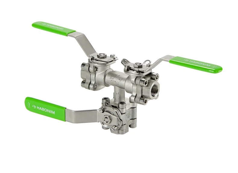 Habonim Double Block & Bleed Floating Ball Valve Flanged