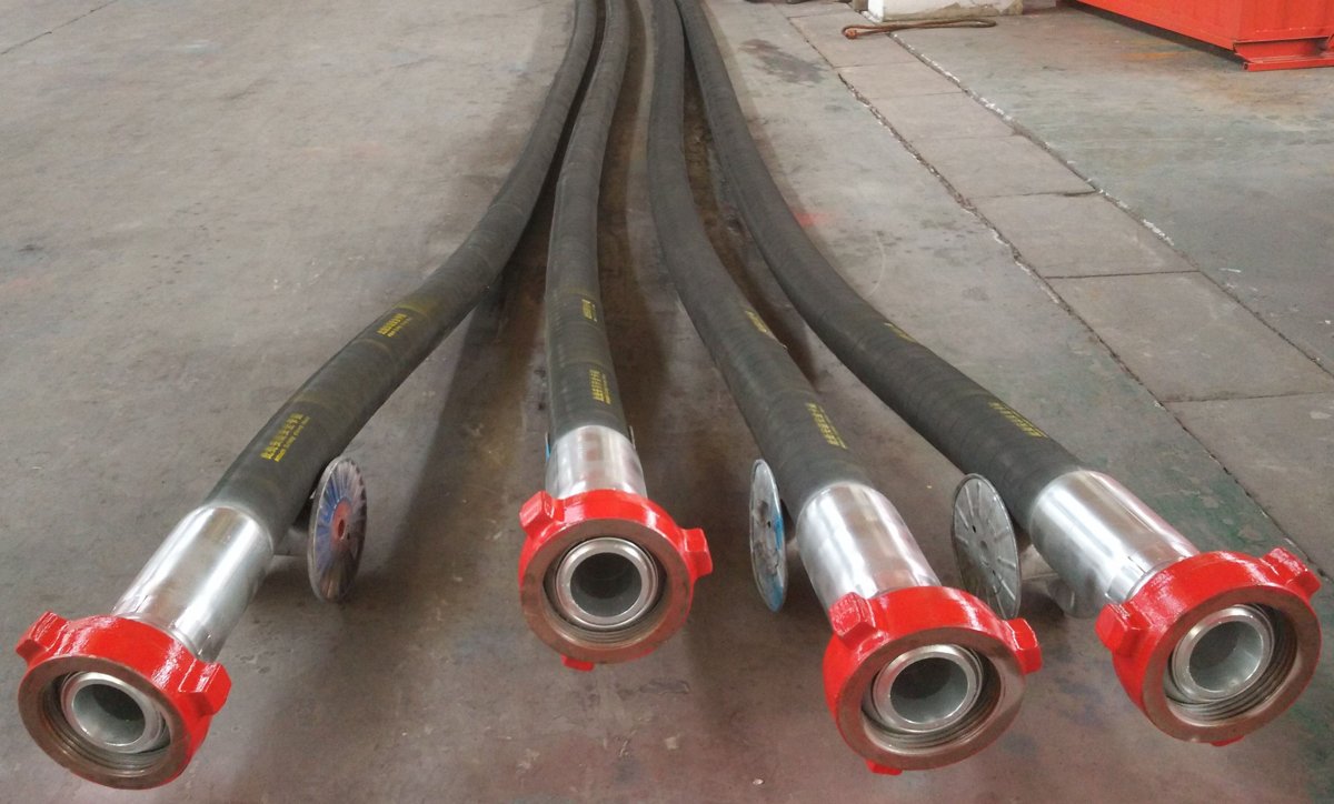 Parker Hannifin Manufacturing Germany GmbH & Co. KG - Polymer Hose Division Europe 2" Black Eagle Flexible Hoses for Mud, Cementing and Chemical Injection (2580N-32V80-FSL 1)