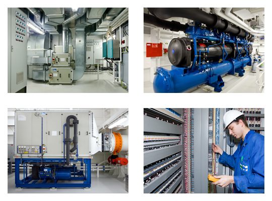 Heinen & Hopman HF-C Emergency 5000m3h engine room