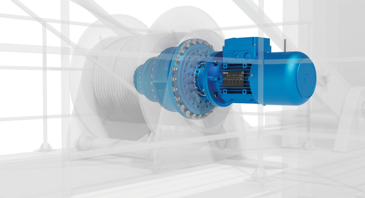 Rossi EP Winch series gearboxes
