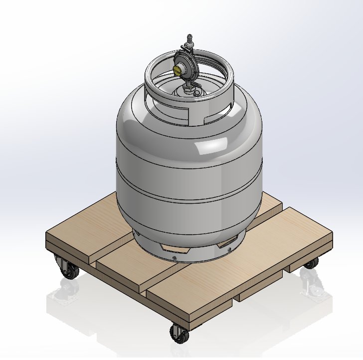 F. Kersting Brennstofftank 140 l DEH-47