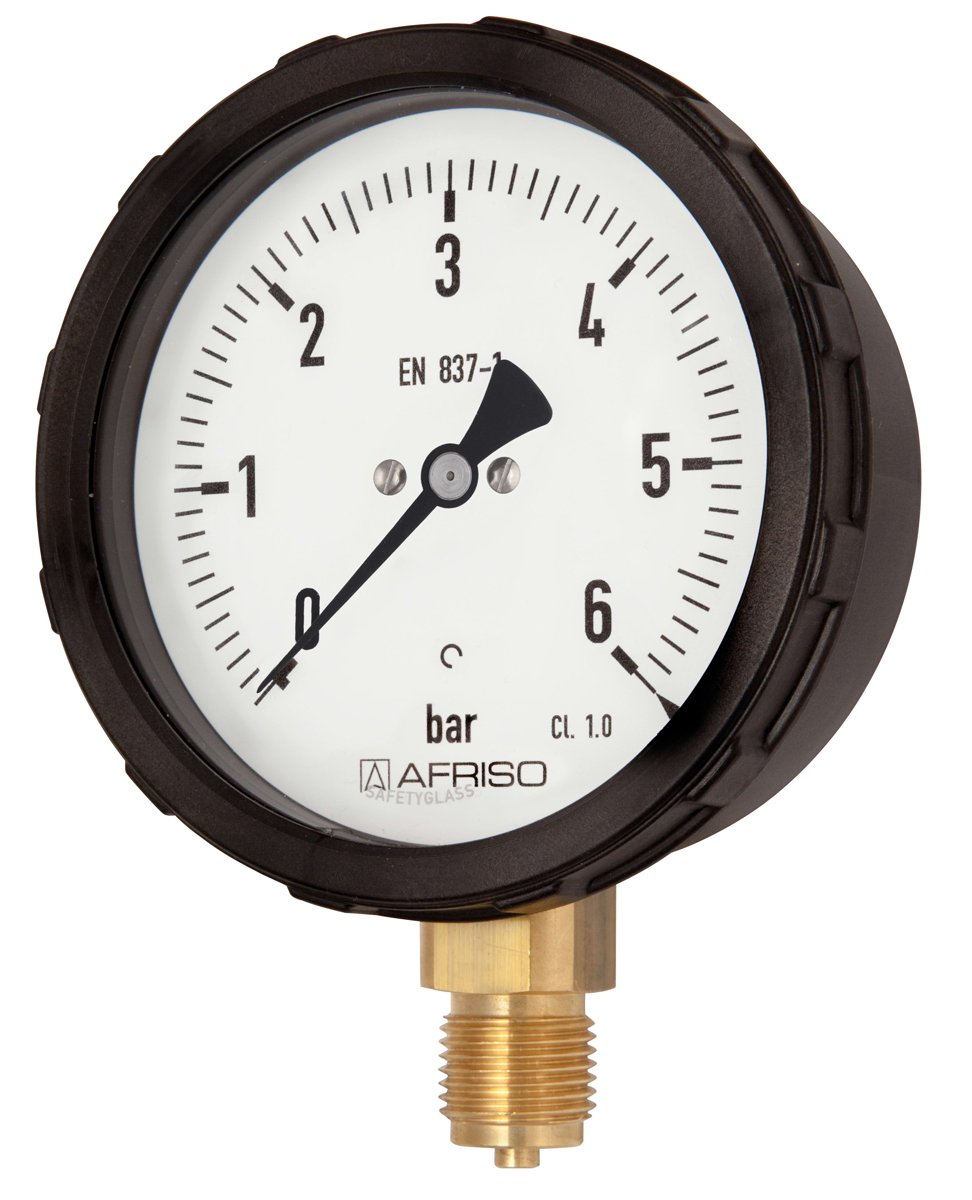 AFRISO Bourdon tube pressure gauge RF100ISR | 85312141