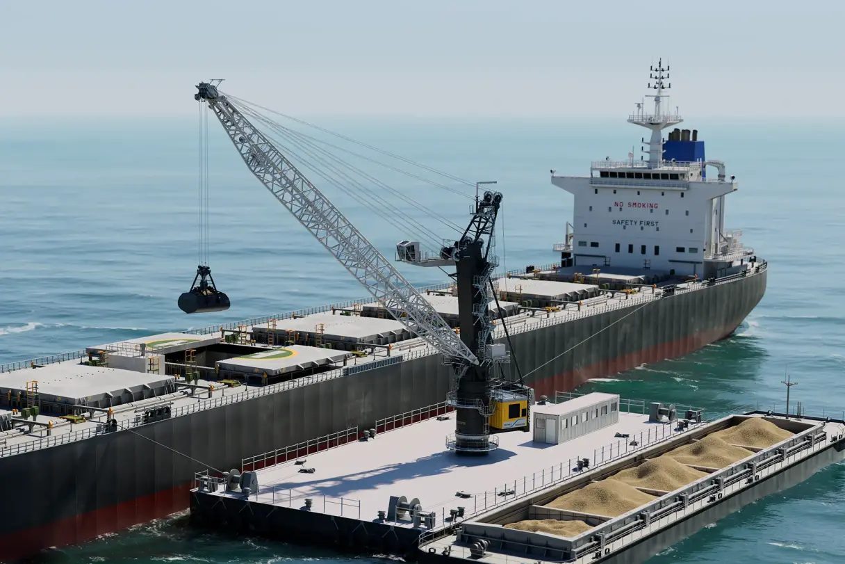 Liebherr Maritime CBG 500 E Transshipment Crane