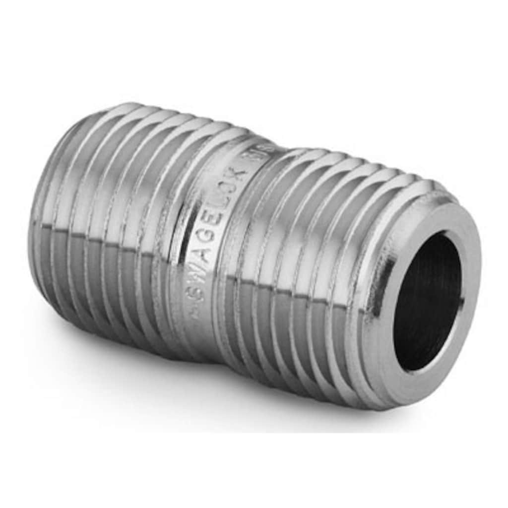 Swagelok Stainless Steel Pipe Fitting, Close Nipple, 3/4 in. Male NPT