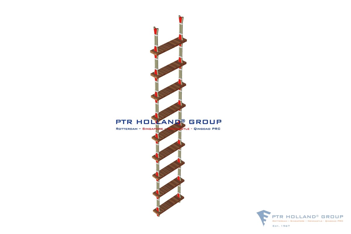 Yancheng Shenli Rope-Making Embarkation ladder ISO 5489-S10-L3.3 to ISO 5489-S235-L77.55