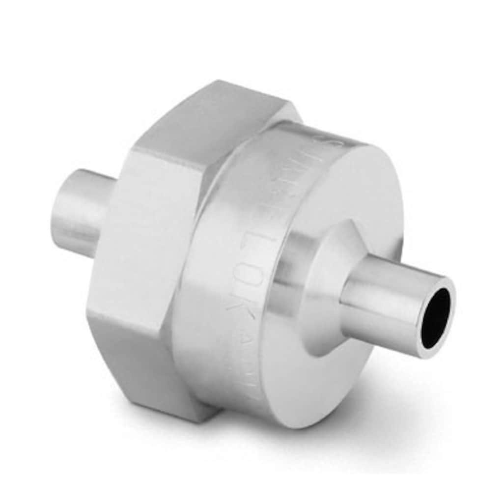 Swagelok Clapet anti-retour haute pureté en acier inoxydable 316L VAR, tube à souder bout à bout 1/4 po, nettoyage SC-01, Ra de 8 µpo (0,20 µm) de Ra.