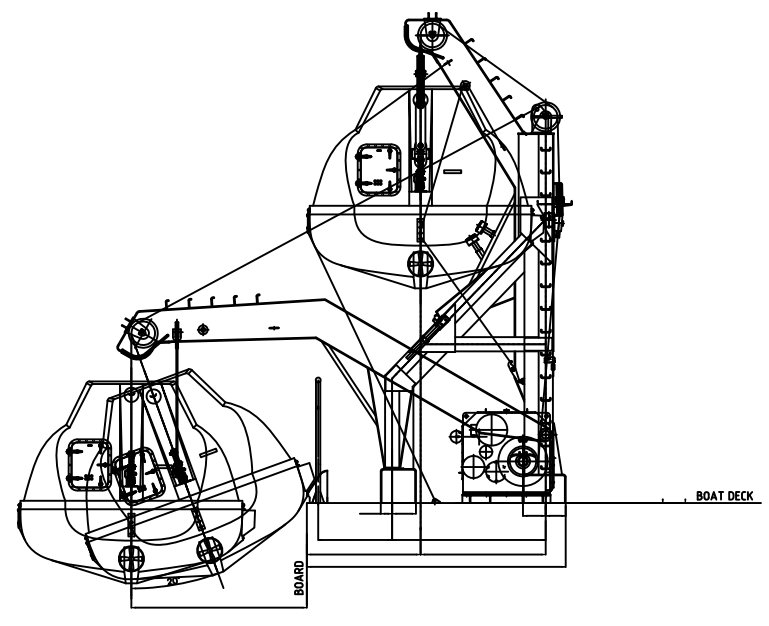 Palfinger Marine HD 50 Gravity Davit