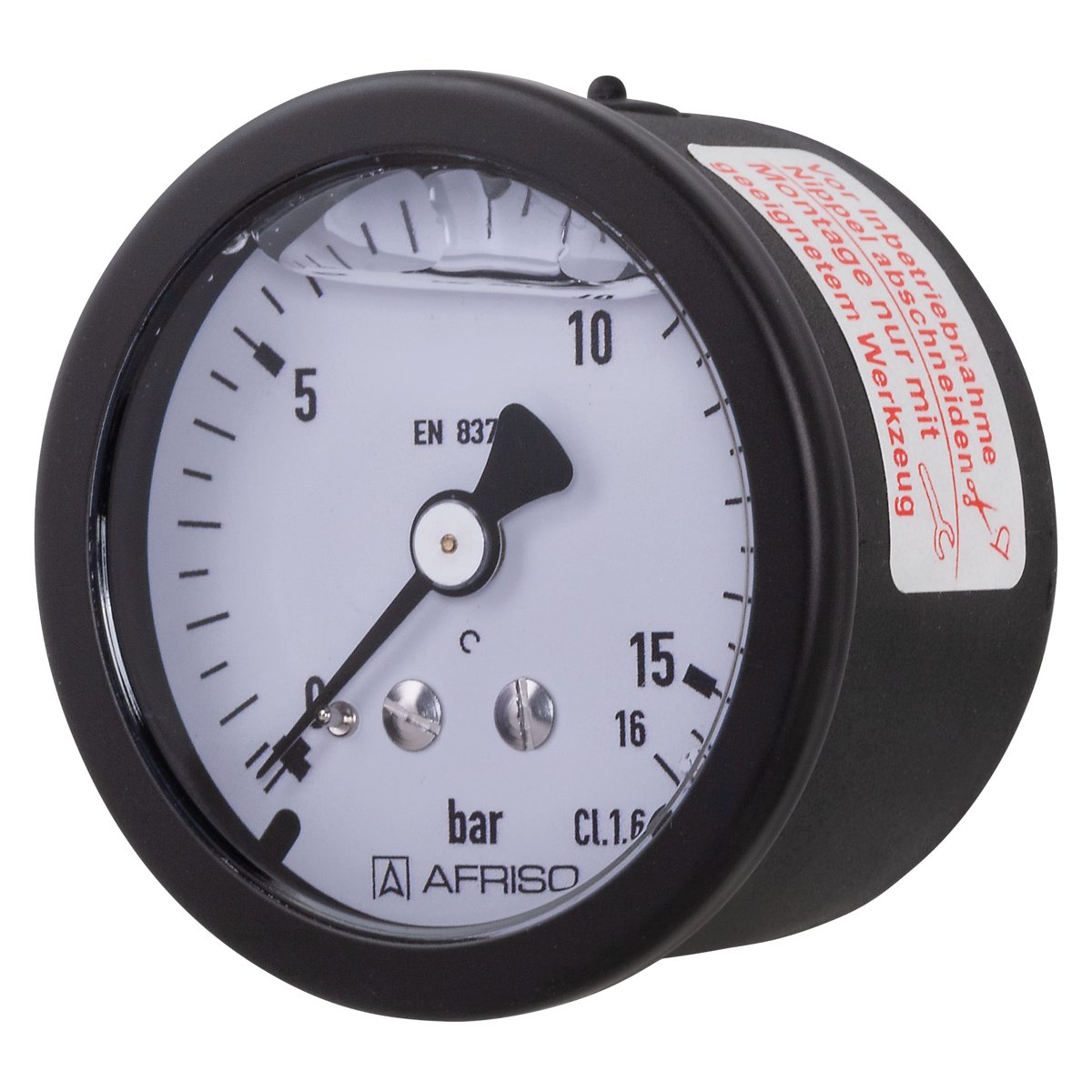 AFRISO Glycerine filled Bourdon tube pressure gauges RF80EGly | 85163702